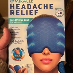Miracle Headache Relief Cooling Gel Pack - Blue